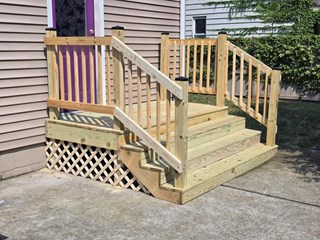 Free Standing Deck Build After in Ferndale, MI