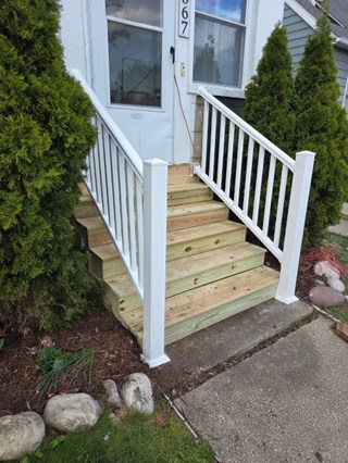 Stair Replacement After Troy