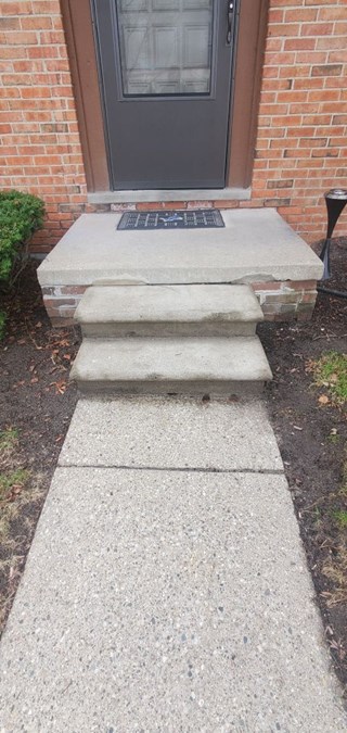 Railing Install Before Troy