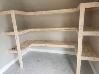 Storage Shelves After Troy