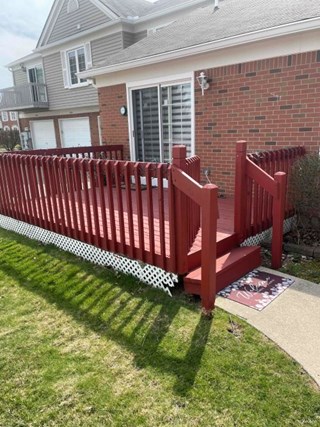 Deck Restoration Before Troy