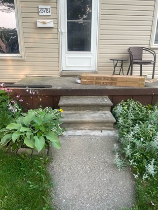 Railing Installation Before Royal Oak