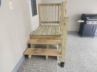 Step Railing After Troy