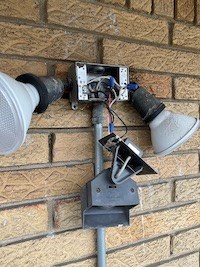 Motion Light Install Before Troy