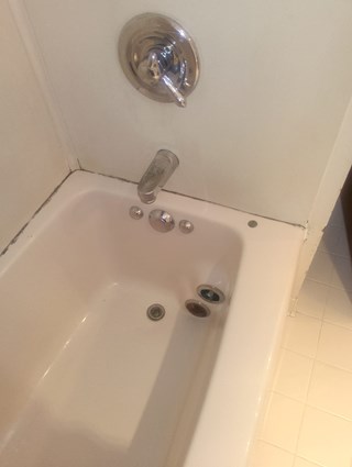 Caulk Before photo