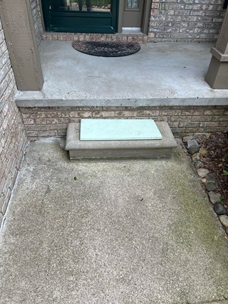 Concrete step replacement in Romeo, MI by Craftsman Bill M.