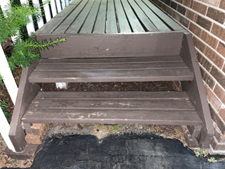 Stair, step rebuild in Clarkston, MI by Craftsman Bill M.