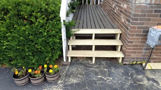 Stair, step rebuild in Clarkston, MI by Craftsman Bill M.