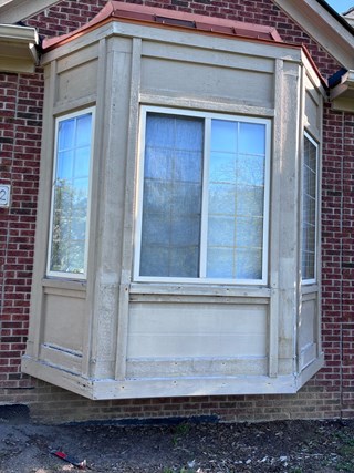 Bay Window Repair in North Oakland - Before