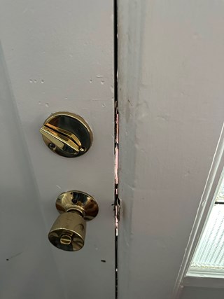 Door adjustment in Romeo, MI by Gabriel T.