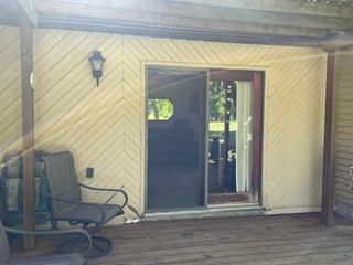 Sliding glass door, siding replacement in Davison, MI by Craftsman Todd. D