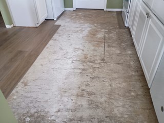 Floor repair Before West Bloomfield