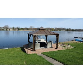 Gazebo build in Oxford, MI by Craftsman Bill M. and Mike S.