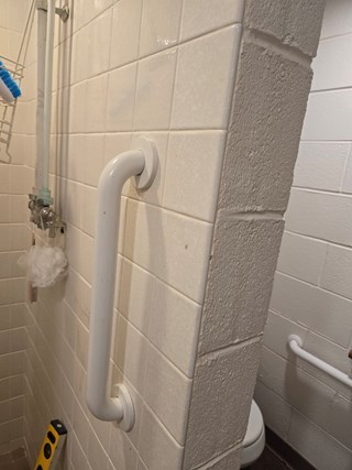 New grab bar for aging in place.