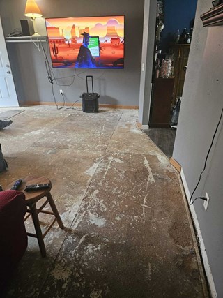 In need of a new floor. We're here to the rescue!