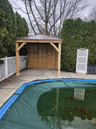 Gazebo Install After Rochester Hills