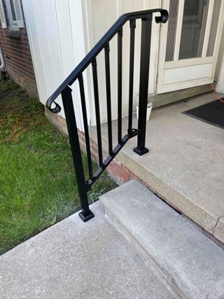 Railing Install After Rochester Hills
