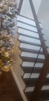 Stair Redo Before Rochester Hills