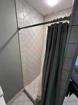 Shower Door Before St Claire Shores