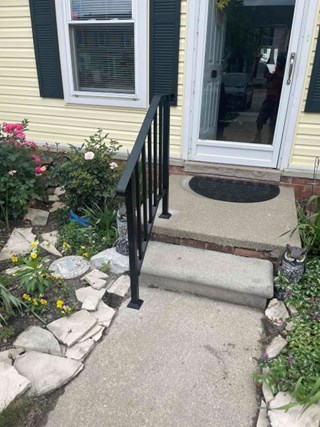 Railing Install After St Claire Shores