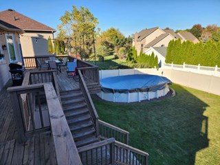 Deck Restoration Before St Claire Shores
