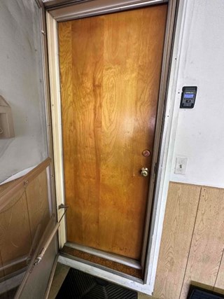 Doggie Door Install Before St Claire Shores