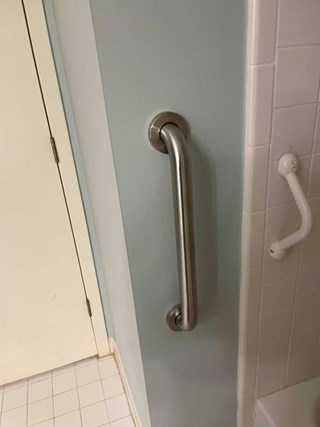 Shower Handle Before St Claire Shores
