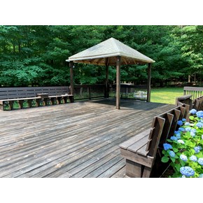 Deck and Pergola Power Washing in Kewadin After 