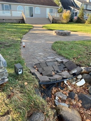 Sidewalk Repair in Traverse City Before