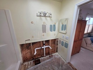 Sink Installation in West Oakland - Before 