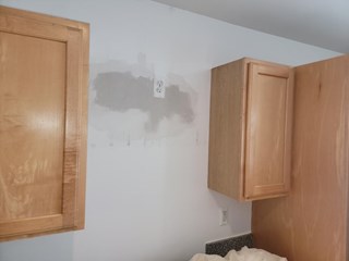 Exhaust fan installation in West Oakland - Before 