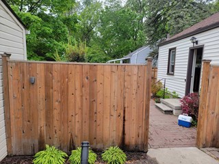 Fence care in West Oakland - After
