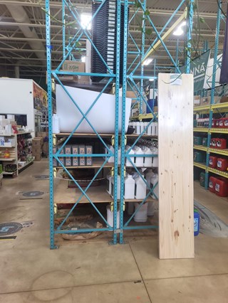 Local Business in Michigan End Cap Design Before: