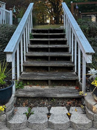 Staircase renovation in West Oakland - Before 