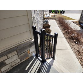 Outdoor hand railing installation Ace Handyman Services Lansing North