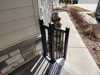 Railing installation Ace Handyman Services West Oakland & Wayne Counties Novi Michigan