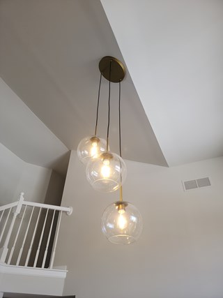 Chandelier replacement Ace Handyman Services West Oakland