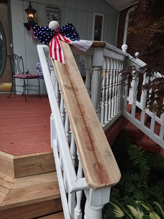 Deck Railing Repair in Commerce Michigan After: