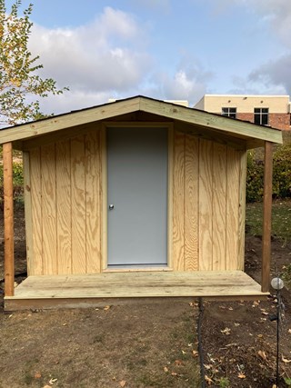 Shed repair after