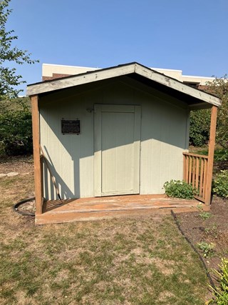 Shed repair before 