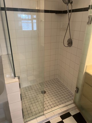 Shower Clean and Caulk After
