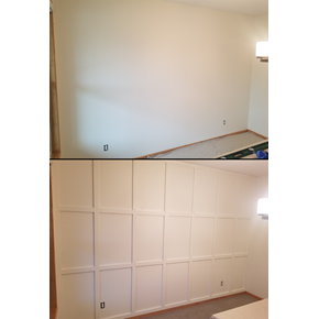 Wainscoting Painting and Installation