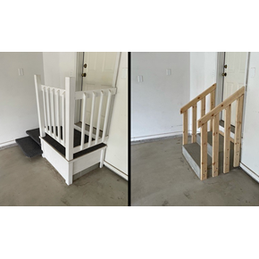 Landing Teardown and Railing Replacement 2