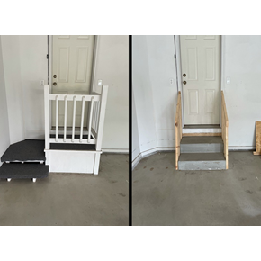 Landing Teardown and Railing Replacement