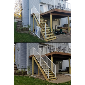 Deck Railing Installation