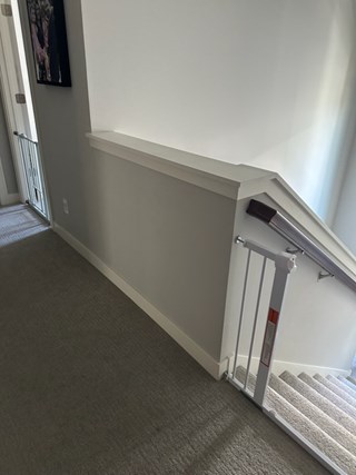 Wall Teardown and Railing Install Before
