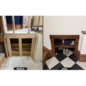 Staircase into Nook Ace Handyman Services