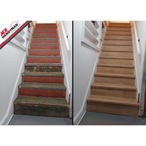 Staircase Refurbishment in Hopkins Ace Handyman Services