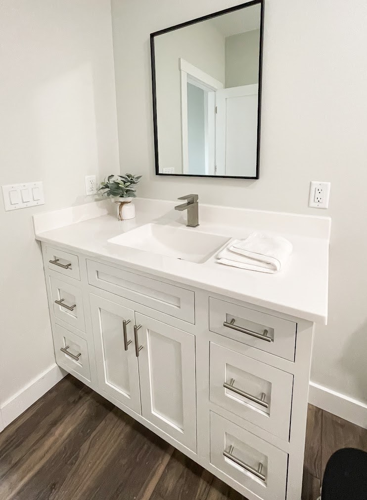 Onyx Bathroom Sink installed