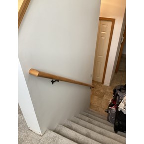Stair railing installation in Fridley, MN